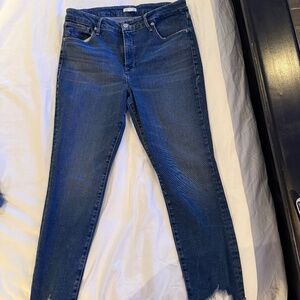 Good American Skinny Jeans frayed Hem